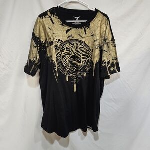 Screenshot Brand Size 3XL Tee T Shirt Medusa Black Gold